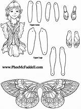 Fairy Puppet Crafts Cut Fairies Assemble Color Briana Pheemcfaddell Boys sketch template