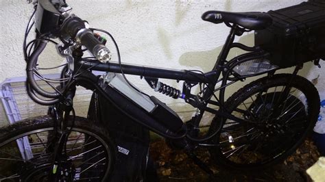 stolen muddy fox electric bike converted