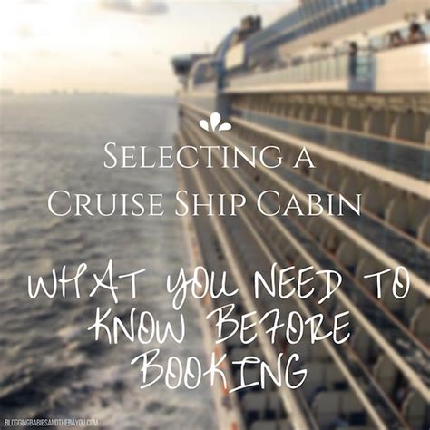 How To Choose A Cruise Ship Cabin What You Need To Know Before Booking