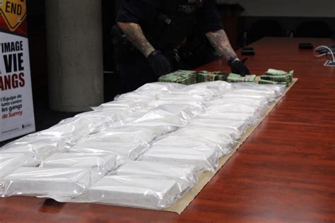 kilos  pure uncut cocaine seized  surrey  men arrested