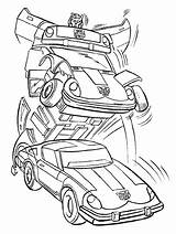 Coloring Pages Transformers Kids Bumble Bee Bumblebee Popular Animated sketch template