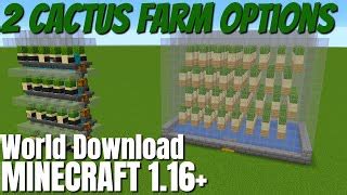 cactus farm  pe   install minecraft pe maps  android lowskon
