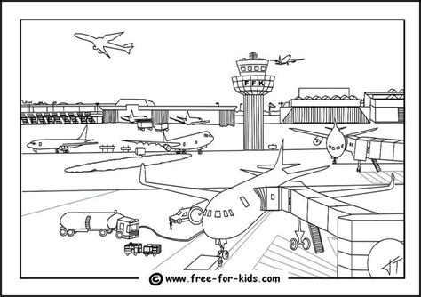 airport coloring pages printable designs canvas airport coloring pages