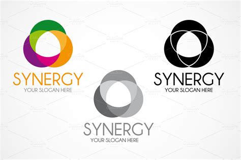 synergy logo templates  creative market