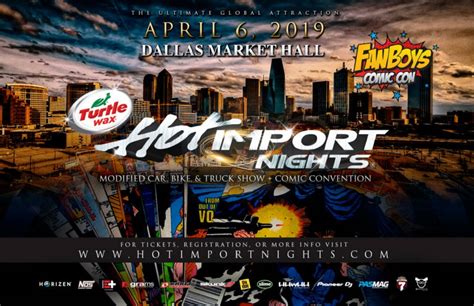 hot import nights is coming to dallas texas this april