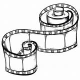 Reel Film Drawing Clipartmag sketch template