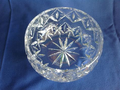 lead crystal bowl  downsizeds garage sale  elm tx