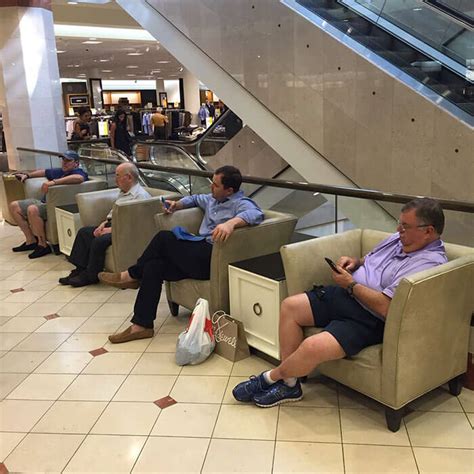 50 hilarious pictures of miserable men waiting while their wives were