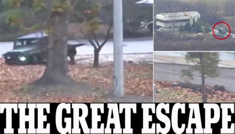 dramatic footage is released of north korean soldier s mad dash across