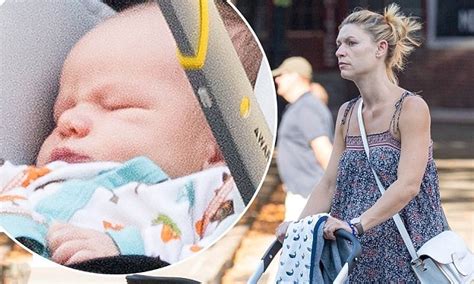 first look at claire danes newborn son during nyc stroll daily mail online