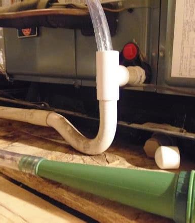 clean  clogged ac condensate drain  diy oliver