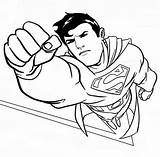 Coloring Superman Pages Printable Print Everfreecoloring Fotolip sketch template