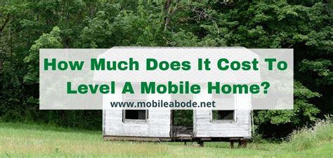 cost  level  mobile home