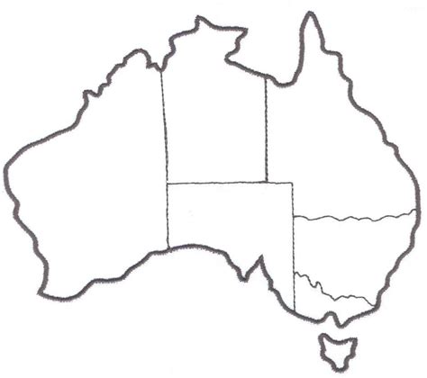 australia map drawing    clipartmag