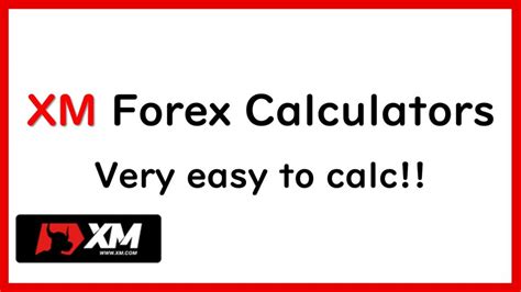 lets master xm forex calculator