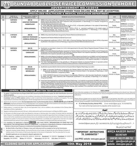jobs  ppsc  punjab public service commission  jobs pk