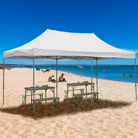 ainfox  ft outdoor canopy tent pop  canopy tent portable shade instant folding canopy