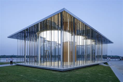 schmidt hammer lassen architects design floating cloud pavilion