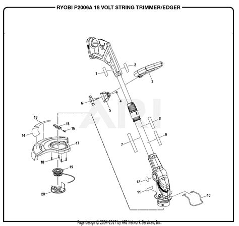 Ryobi String Trimmer Parts Diagram Diagram Resource Gallery
