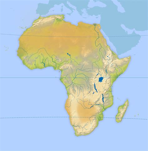 african continent map interactive physical map  africa maps   african countries