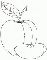 Buah Mewarnai Apel Apfel Apples Buahan Pisang Sketsa Ausmalbild Tarzan Coloringhome Diwarnai sketch template