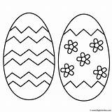 Easter Coloring Egg Printable Eggs Pages Bigactivities Patterns Two Flowers Print Getdrawings Eggs4 sketch template