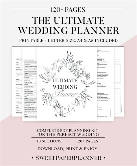 item  unavailable etsy wedding planner printables wedding