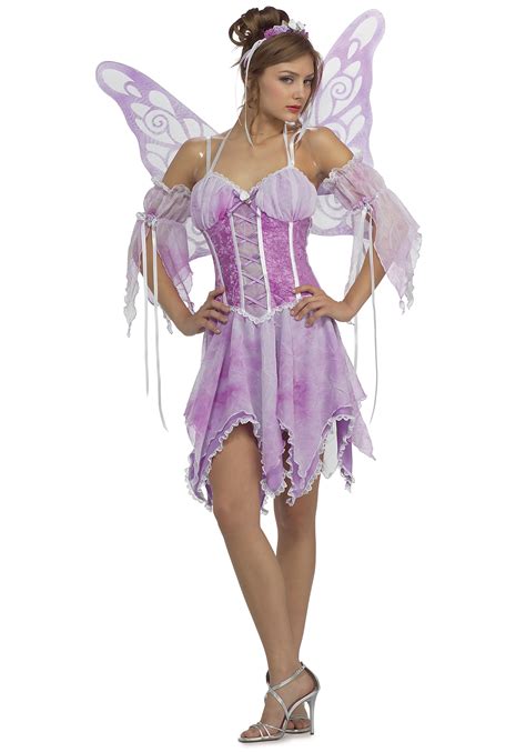 purple fantasy fairy costume adult sexy pixie costumes