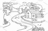 Coloring Landscape Pages Vector Book Choose Board sketch template