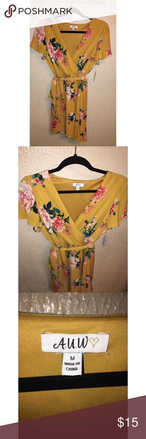 yellow dress  flowers nwt flower dresses yellow dress clothes