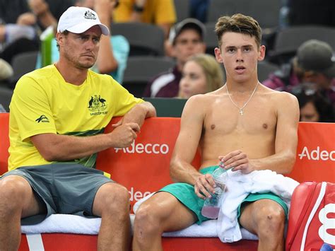 Australian Open 2019 Bernard Tomic Slapped Over Lleyton Hewitt Spray