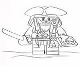 Coloring Pages Pirates Lego Jack Sparow Info sketch template