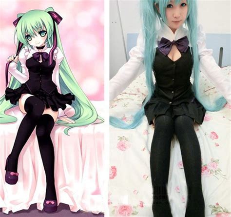Hot Sale Vocaloid Miku Upscale Uniform Cosplay Costume Full Set Ebay