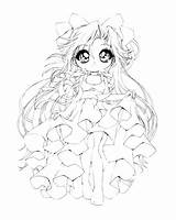 Pages Coloring Chibi Anime Princess Dragoart Cute Getdrawings Devil Drawing Getcolorings sketch template