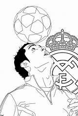 Ronaldo Coloring Cristiano Pages Soccer Football Ball Sports Cr7 Kids Shirt Choose Board Player sketch template