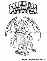 Skylanders Pages Colouring sketch template