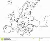 Europakarte Karte Mapa Bianco Europe Carte Lege Branco Unbelegte Mappa Kinderbilder Stumme Europeu Politique sketch template