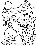 Unterwasserwelt Ausmalbilder Malvorlagen Fische Schone sketch template