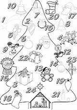 Calendario Avvento Dellavvento Ispirazione Nanopress sketch template