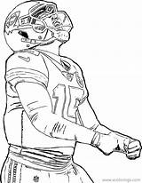 Mahomes Chiefs Chief Xcolorings 164k 1024px sketch template