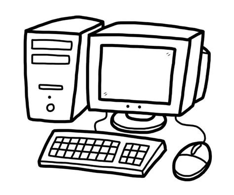 drawing   computer cpu illustrations royalty ndeletcom