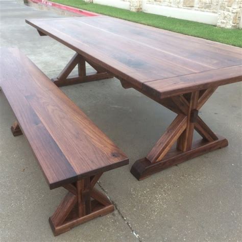 black walnut wood strip tables round end accent