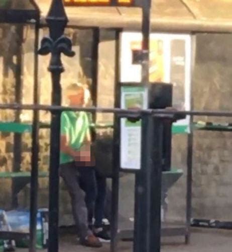 randy lovers caught having it at bus stop in broad daylight in front of onlookers photos