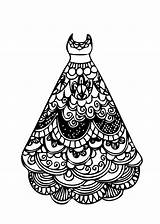 Coloring Pages Dress Girls Printable Lace Colouring Barbie Gown Print Ball Winter Coloringtop 4kids sketch template
