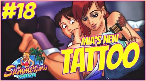 mia s new tattoo summertime saga walkthrough part 18