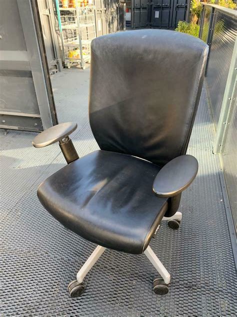luxury leather executive office desk chair x2 in london gumtree