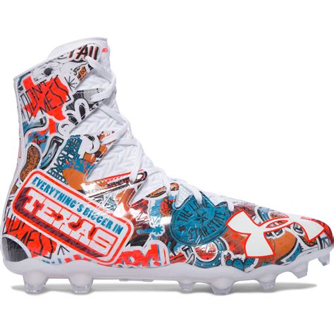 lyst  armour mens ua highlight mc limited edition football cleats  red  men