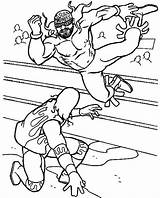 Wwe Wrestling Coloring Pages Wrestlers Coloriage Catcheur Masked Kids Choose Board Boys sketch template