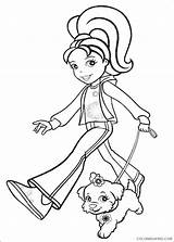 Pocket Polly Coloring Pages Printable Coloring4free sketch template