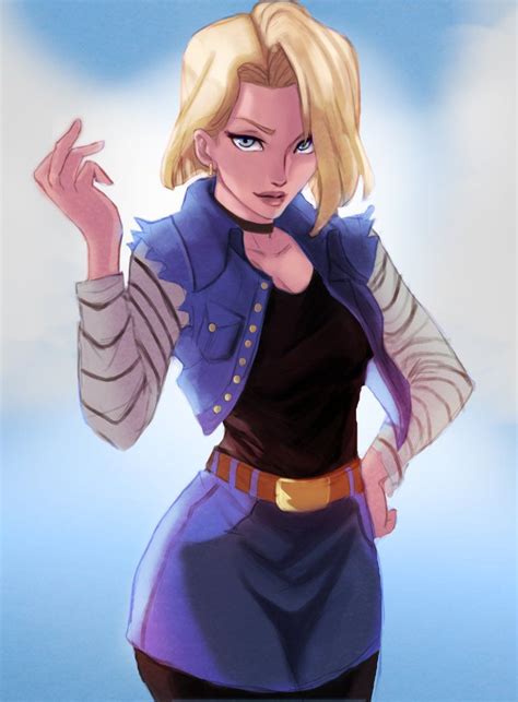 android 18 by yona on deviantart more at